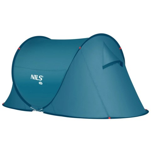 Namiot kempingowy NILS CAMP NC3743 samorozkładający 2 osobowy niebieski Namiot kempingowy NILS CAMP NC3743 samorozkładający 2 osobowy niebieski