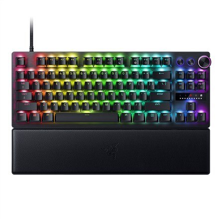 Razer | Huntsman V3 Pro bez klawiatury numerycznej | Klawiatura do gier | Przewodowe | Stany Zjednoczone | Czarny | Analogowy op