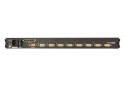 Aton | 8-portowy przełącznik KVM LCD PS/2-USB VGA 17" z portem Daisy-Chain i obsługą urządzeń peryferyjnych USB | CL5708M