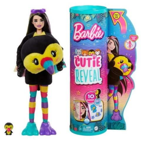 Lalka Barbie Cutie Reveal Dżungla Tukan HKR00 MATTEL Lalka Barbie Cutie Reveal Dżungla Tukan HKR00 MATTEL