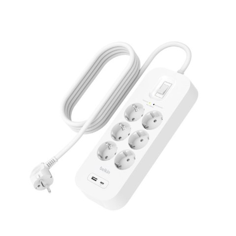 SOCKET STRIP WITH OVERVOLTAGE/PROTECTION 6 SOCKETS WITH 1 X US SOCKET STRIP WITH OVERVOLTAGE/PROTECTION 6 SOCKETS WITH 1 X US