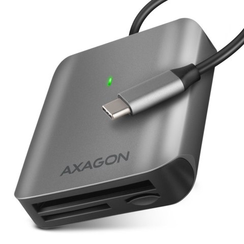 AXAGON CRE-S3C Zewnętrzny czytnik kart USB-C 3.2 Gen 1, 3-gniazdowy, SD/microSD/CF, UHS-II AXAGON CRE-S3C Zewnętrzny czytnik kart USB-C 3.2 Gen 1, 3-gniazdowy, SD/microSD/CF, UHS-II