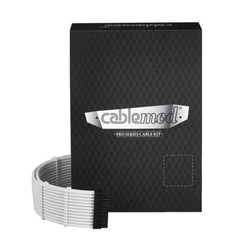 CableMod C-Series PRO ModMesh Zestaw Corsair AXi/HXi/RM (żółta etykieta) - biały CableMod C-Series PRO ModMesh Zestaw Corsair AXi/HXi/RM (żółta etykieta) - biały