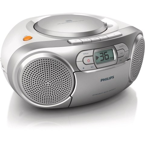 Philips AZ127 - boombox - CD, Kaseta magnetofonowa Philips AZ127 - boombox - CD, Kaseta magnetofonowa