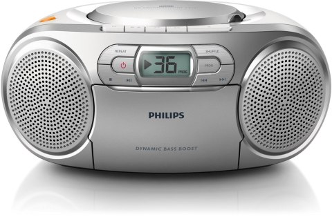 Philips AZ127 - boombox - CD, Kaseta magnetofonowa Philips AZ127 - boombox - CD, Kaseta magnetofonowa
