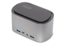 Stacja dokująca USB Typ C 11 portów Triple Monitor4K 60Hz PD 3.0 M.2 SATA 3.0 NGFF aluminiowa