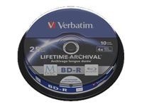 Verbatim M-Disc 4x, 25 GB, BD-R, Spindle, 10 pc(s) Verbatim M-Disc 4x, 25 GB, BD-R, Spindle, 10 pc(s)