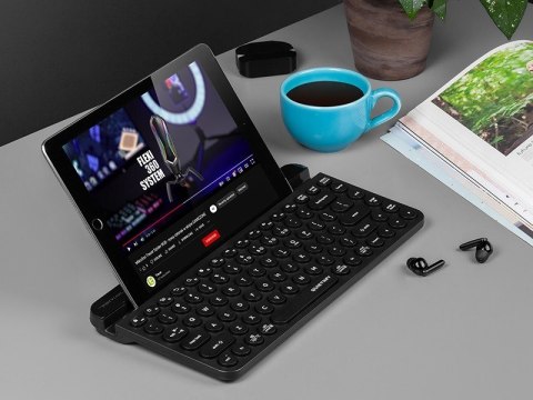 Klawiatura bezprzewodowa A4tech Fstyler FBK30 Bluetooth czarny Klawiatura bezprzewodowa A4tech Fstyler FBK30 Bluetooth czarny
