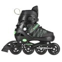 Łyżworolki NILS Extreme NH11912 A 2w1 czarno-zielone rozm. S (31-34) z wymienną płozą hokejową