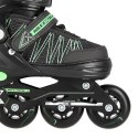 Łyżworolki NILS Extreme NH11912 A 2w1 czarno-zielone rozm. S (31-34) z wymienną płozą hokejową