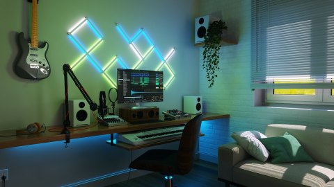 Nanoleaf Lines Squared Starter Kit (4 panels) Nanoleaf Lines Squared Starter Kit (4 panels)