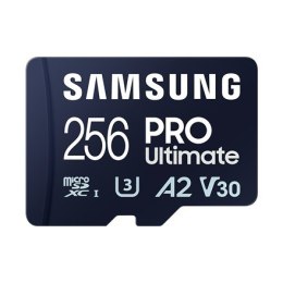 SAMSUNG Pamiec Micro SD PRO Ultimate 256GB+SD Adapter