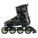 Łyżworolki NILS Extreme NA9022 czarno-zielone rozm. 41