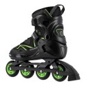 Łyżworolki NILS Extreme NA9022 czarno-zielone rozm. 41