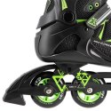 Łyżworolki NILS Extreme NA9022 czarno-zielone rozm. 41