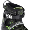 Łyżworolki NILS Extreme NA9022 czarno-zielone rozm. 41