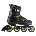 Łyżworolki NILS Extreme NA9022 czarno-zielone rozm. 42