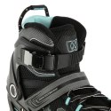 Łyżworolki NILS Extreme NA9157 czarno-miętowe rozm. 40