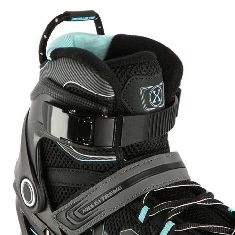 Łyżworolki NILS Extreme NA9157 czarno-miętowe rozm. 40 Łyżworolki NILS Extreme NA9157 czarno-miętowe rozm. 40