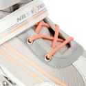 Łyżworolki NILS Extreme NH18190 2w1 biało-różowe rozm. S (29-33) z wymienną płozą hokejową