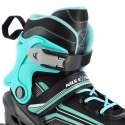 Łyżworolki NILS Extreme NH18190 2w1 czarno-niebieskie rozm. L (39-43) z wymienną płozą hokejową