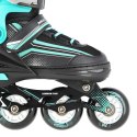 Łyżworolki NILS Extreme NH18190 2w1 czarno-niebieskie rozm. L (39-43) z wymienną płozą hokejową
