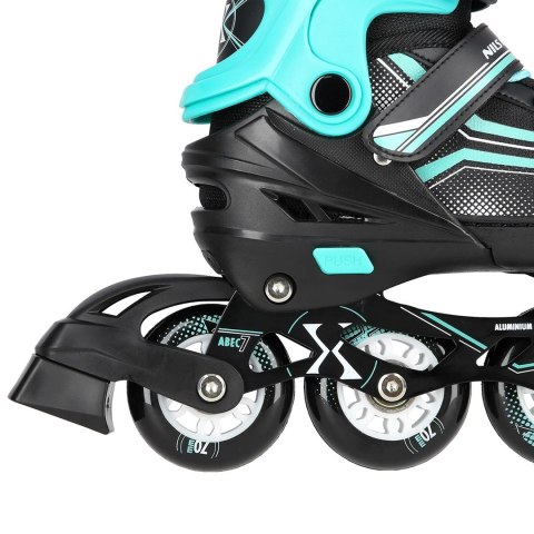 Łyżworolki NILS Extreme NH18190 2w1 czarno-niebieskie rozm. M (34-38) z wymienną płozą hokejową Łyżworolki NILS Extreme NH18190 2w1 czarno-niebieskie rozm. M (34-38) z wymienną płozą hokejową