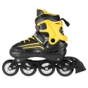 Łyżworolki NILS Extreme NH18190 2w1 czarno-pomarańczowe rozm. L (39-43) z wymienną płozą hokejową