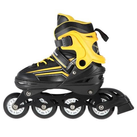 Łyżworolki NILS Extreme NH18190 2w1 czarno-pomarańczowe rozm. S (29-33) z wymienną płozą hokejową Łyżworolki NILS Extreme NH18190 2w1 czarno-pomarańczowe rozm. S (29-33) z wymienną płozą hokejową