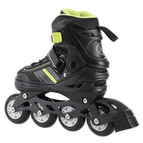 Łyżworolki NILS Extreme NH18191 2w1 czarno-limonkowe rozm. S (29-33) z wymienną płozą hokejową Łyżworolki NILS Extreme NH18191 2w1 czarno-limonkowe rozm. S (29-33) z wymienną płozą hokejową