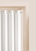 Zasłona tarasowa GARDEN LINE 155x250 złamana biel - przelotka