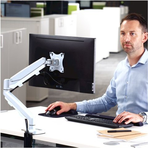MONITOR ARM SINGLE EPPA WHITE 9683201 FELLOWES MONITOR ARM SINGLE EPPA WHITE 9683201 FELLOWES