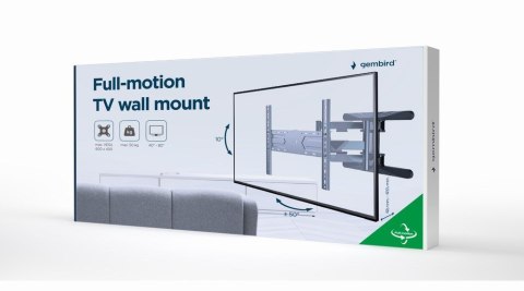 TV SET ACC WALL MOUNT 40-80"/WM-80ST-01 GEMBIRD TV SET ACC WALL MOUNT 40-80"/WM-80ST-01 GEMBIRD