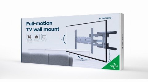 TV SET ACC WALL MOUNT 40-80"/WM-80ST-01 GEMBIRD TV SET ACC WALL MOUNT 40-80"/WM-80ST-01 GEMBIRD