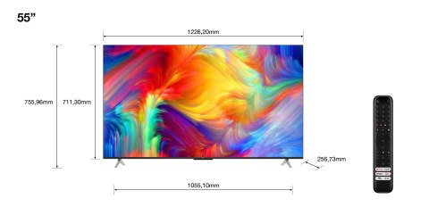 Telewizor 55" TCL 55P638 (4K UHD HDR DVB-T2/HEVC GoogleTV) Telewizor 55" TCL 55P638 (4K UHD HDR DVB-T2/HEVC GoogleTV)