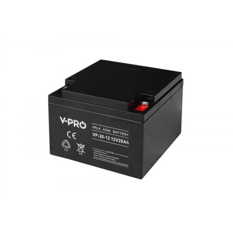 VOLT POLSKA AKUMULATOR AGM VPRO 12V 26 Ah VOLT POLSKA AKUMULATOR AGM VPRO 12V 26 Ah