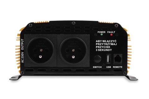VOLT PRZETWORNICA VOLT POLSKA SINUS PLUS 1200 24V / 230V 600/1200W VOLT PRZETWORNICA VOLT POLSKA SINUS PLUS 1200 24V / 230V 600/1200W
