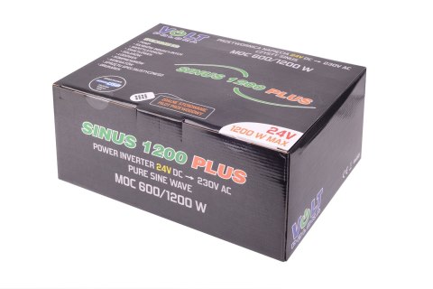 VOLT PRZETWORNICA VOLT POLSKA SINUS PLUS 1200 24V / 230V 600/1200W VOLT PRZETWORNICA VOLT POLSKA SINUS PLUS 1200 24V / 230V 600/1200W
