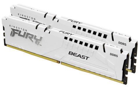 64GB DDR5-6000MT/S CL40 DIMM/(KIT OF 2) FURY BEAST WHITE XMP 64GB DDR5-6000MT/S CL40 DIMM/(KIT OF 2) FURY BEAST WHITE XMP