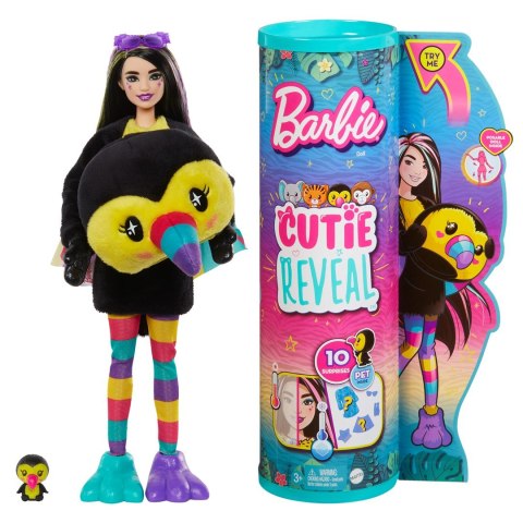 Lalka Barbie Cutie Reveal Dżungla Tukan HKR00 MATTEL Lalka Barbie Cutie Reveal Dżungla Tukan HKR00 MATTEL