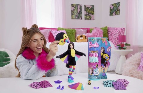 Lalka Barbie Cutie Reveal Dżungla Tukan HKR00 MATTEL Lalka Barbie Cutie Reveal Dżungla Tukan HKR00 MATTEL