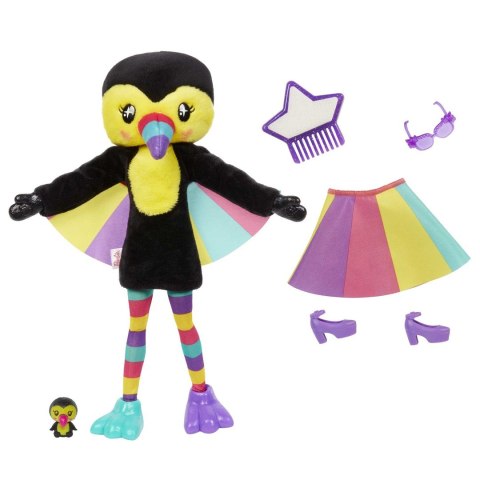 Lalka Barbie Cutie Reveal Dżungla Tukan HKR00 MATTEL Lalka Barbie Cutie Reveal Dżungla Tukan HKR00 MATTEL