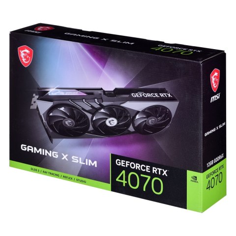 VGA PCIE16 RTX4070 12GB GDDR6X/RTX4070 GAM X SLIM 12G MSI VGA PCIE16 RTX4070 12GB GDDR6X/RTX4070 GAM X SLIM 12G MSI
