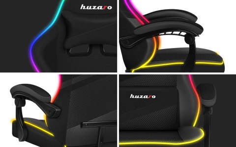 Fotel gamingowy Huzaro Force 4.4 RGB Black Fotel gamingowy Huzaro Force 4.4 RGB Black