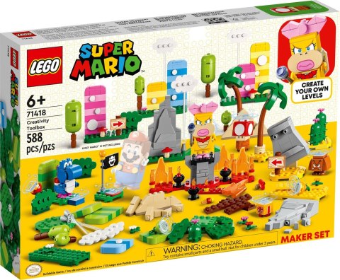 Klocki Super Mario 71418 Kreatywna skrzyneczka - zestaw twórcy Klocki Super Mario 71418 Kreatywna skrzyneczka - zestaw twórcy