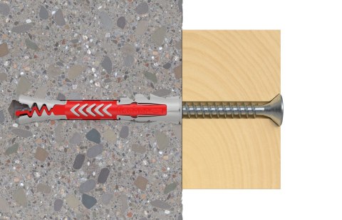 Mocowanie uniwersalne Fischer DUOPOWER 10X80 (wersja długa) 25szt. Mocowanie uniwersalne Fischer DUOPOWER 10X80 (wersja długa) 25szt.