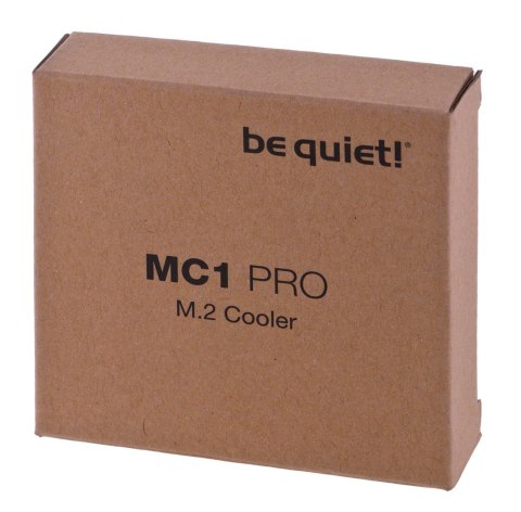Bądź cicho! Chłodzenie dysku SSD MC1 Pro M.2 - czarne Bądź cicho! Chłodzenie dysku SSD MC1 Pro M.2 - czarne