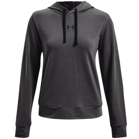 Bluza damska Under Armour Rival Terry Hoodie grafitowa 1369855 010 Bluza damska Under Armour Rival Terry Hoodie grafitowa 1369855 010