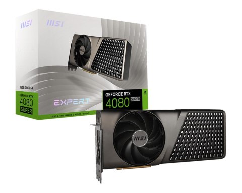 Karta graficzna MSI GeForce RTX 4080 SUPER 16GB EXPERT Karta graficzna MSI GeForce RTX 4080 SUPER 16GB EXPERT