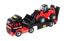 Polesie 56733 MAMMOET Volvo - samochód holownik + ładowarka w siatce